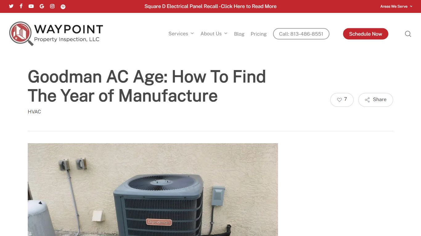 Goodman AC Age: How To Find The Year of Manufacture